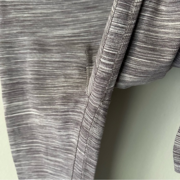 Lululemon Purple Space Dye Herringbone Align Crop 21" Athletic Leggings Size 6 - Picture 4 of 12